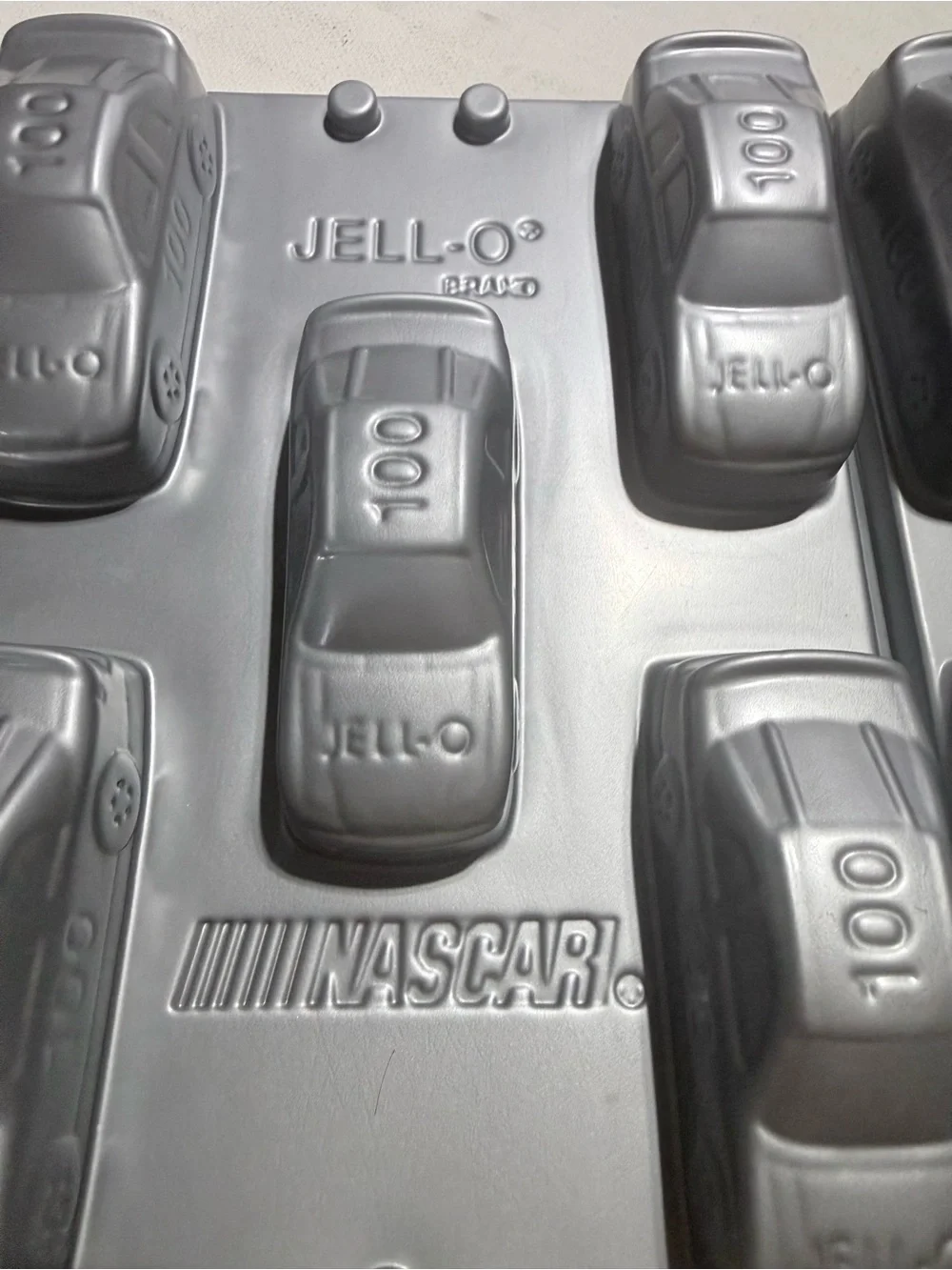 Jell-O NASCAR Car-Shaped Mold – Gray Car Cavities